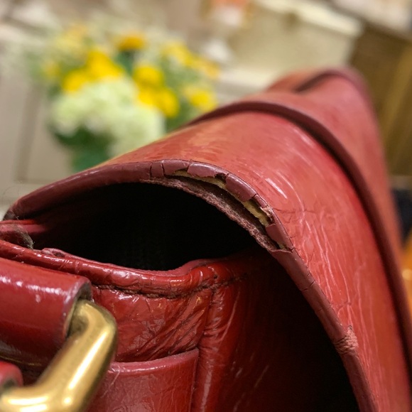 Vintage Marc Jacobs Red Leather Crossbody - Picture 9 of 13